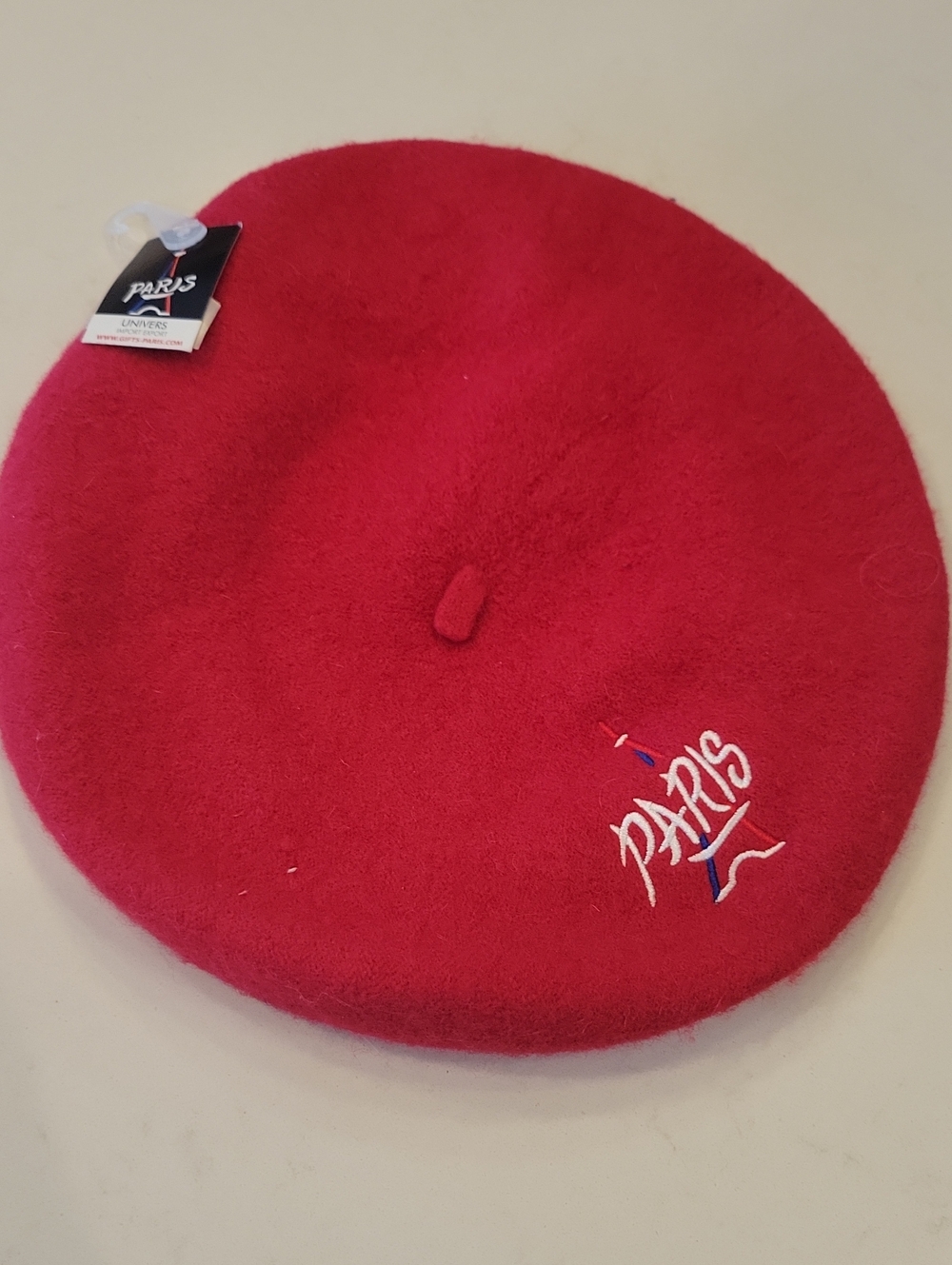 Paris NWT Beret Red Hat